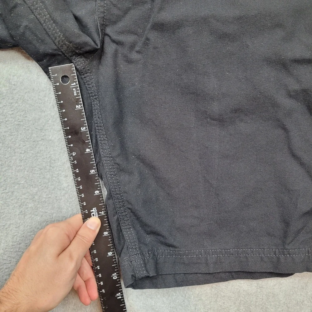 Carhartt Carpenter Shorts Mens 32x10 Black B147 BLK Canvas Utility Work